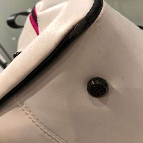 Lululemon Sweat Once A Day Bag ~ White ~ Handles - Picture 9 of 16